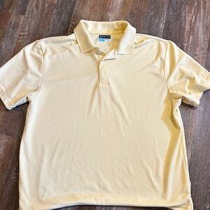 PPG Men's Pale Yellow Polo Shirt